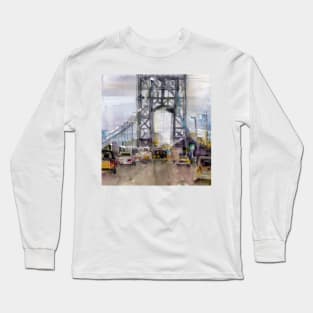 George Washington Bridge - New Jersey Long Sleeve T-Shirt